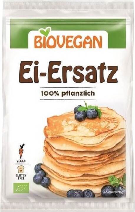Bio vegan glutenfreies Eipulverersatz, vegan, 20 g Packung, ideal für glutenfreie und pflanzliche Rezepte.