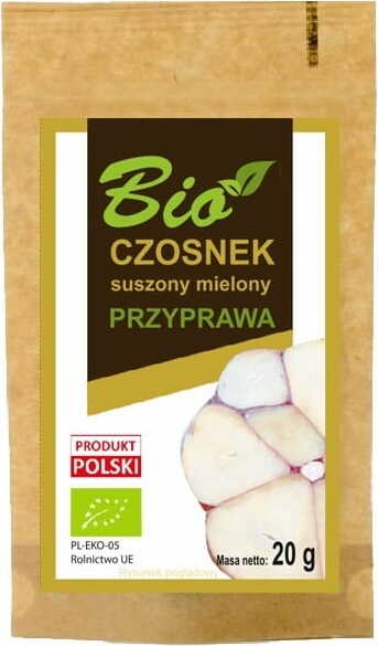 Getrockneter gemahlener Knoblauch BIO 20 g - PRODUKTE AUS DER NATUR