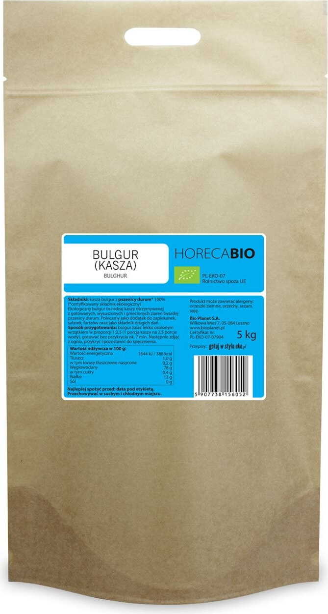 Bulgur (Grütze) BIO 5 kg - HORECA