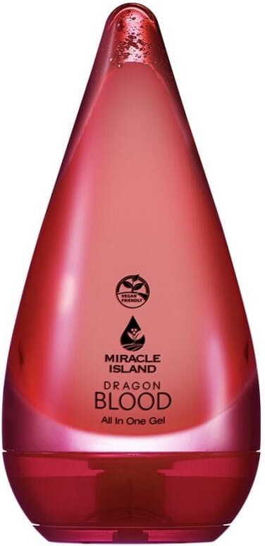 Drachenblut-Gel von MIRACLE ISLAND, 250 ml, für Gesichts- und Körperpflege, transparente Flasche mit Gel innen