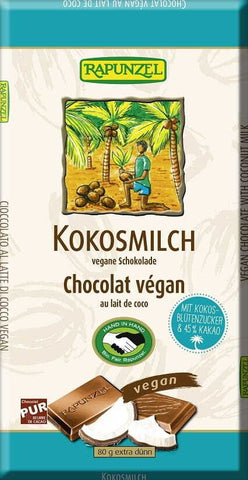 Fair gehandelte Kokosschokolade BIO 80 g - RAPUNZEL