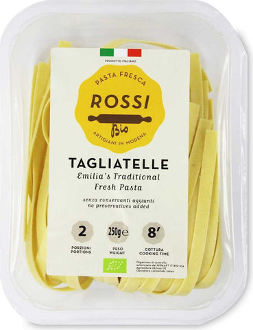 Nudeln (frischer Eiergrieß) Tagliatelle BIO 250 g - PASTA FRESCA ROSSI