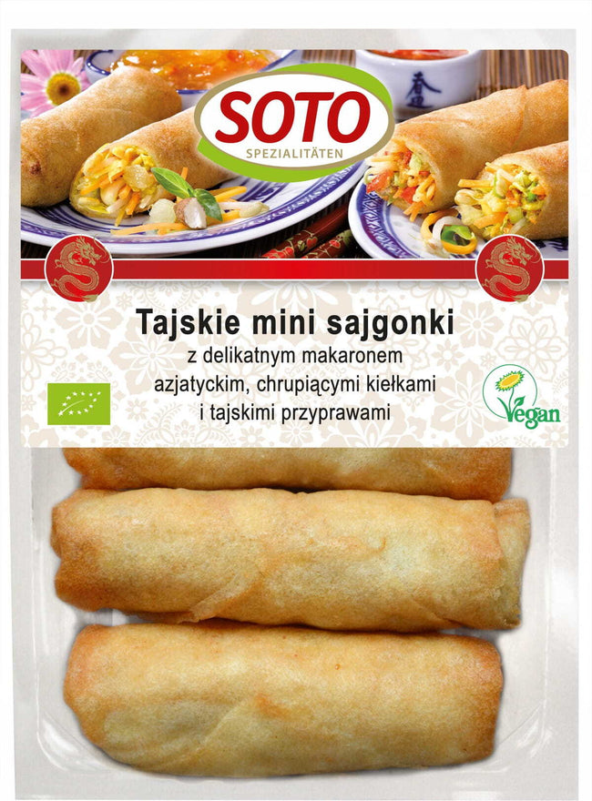 Vegane Mini-Frühlingsrollen nach Thai-Art BIO 200 g SOTO Hover Image