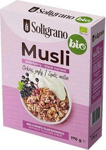 Müsli BIO 170 g - SOLIGRANO