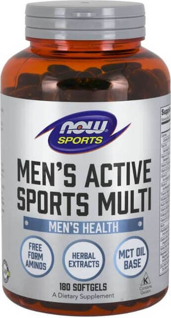Multivitamin Für Männer Männer Aktivsport Multi 180 Kapseln NOW FOODS NOW SPORT Imagem principal do produto