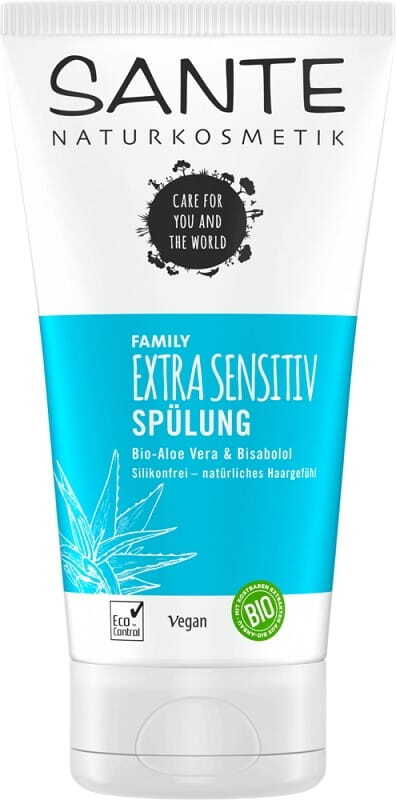 Haarspülung für empfindliche Kopfhaut Aloe und Bisabolol eco 150 ml - SANTE