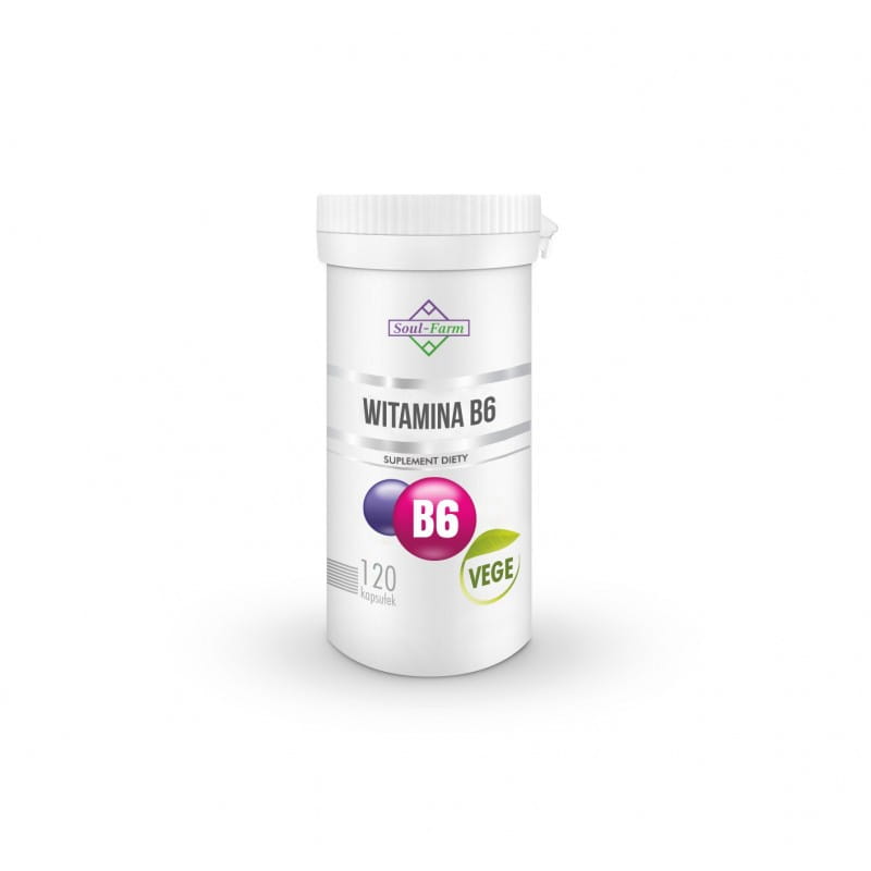 Vitamin B6 120 Kapseln (18 mg) - SOUL FARM