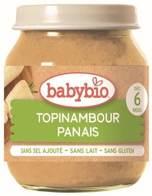 Topinambur-Pastinaken-Püree ab 6 Monaten glutenfrei BIO 130 g BABYBIO