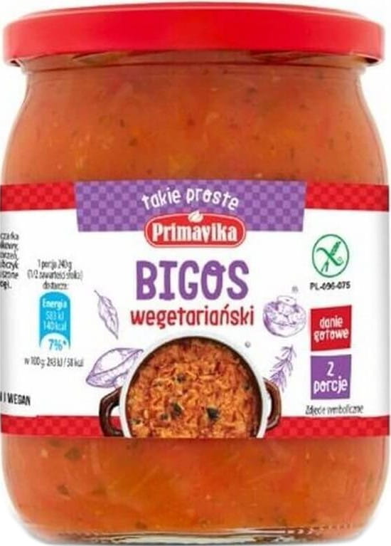 Vegetarische glutenfreie Bigos 480 g PRIMAVIKA Main image