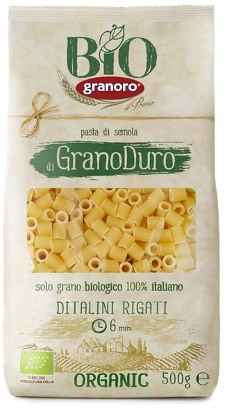 Ditalini Rigati Nudeln BIO 500 g GRANORO Hoofdafbeelding