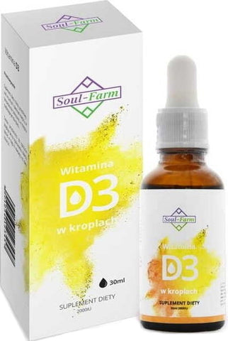 Vitamin D3 in Tropfen (2000iu) 30 ml - SOUL FARM