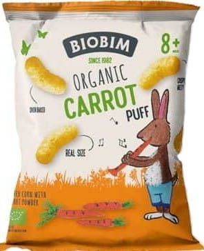 8 Monate Maischips mit Karotten und Vitamin B1 BIO 20 g - BIOBIM