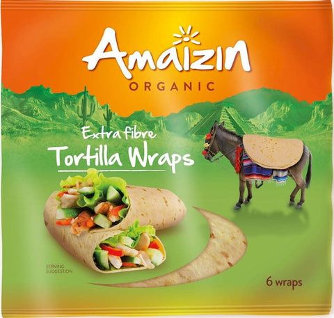 Tortilla-Wraps (Quelle für Ballaststoffe) BIO 240 g - AMAIZIN