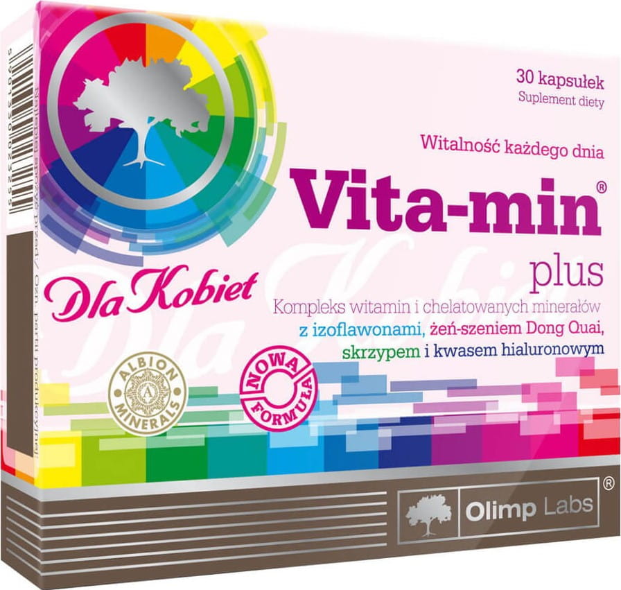 Vitamine und Mineralstoffe für die Frau + Hyaluronsäure vita - min plus 30 OLIMP LABS Kapseln