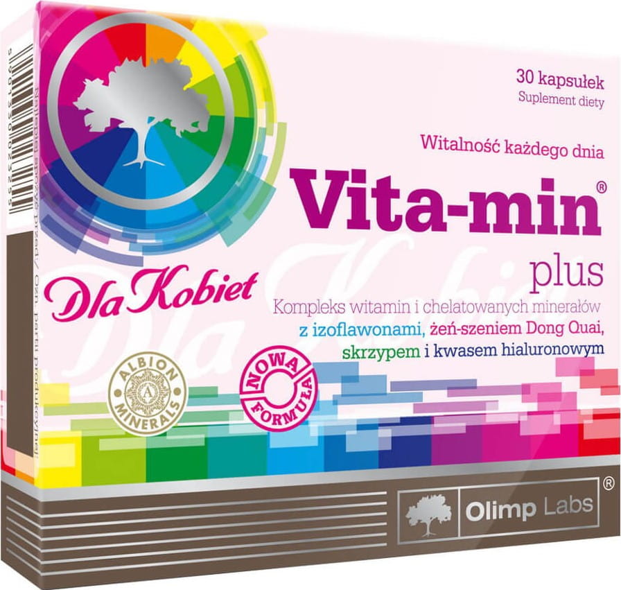 Vitamine und Mineralstoffe für die Frau + Hyaluronsäure vita - min plus 30 OLIMP LABS Kapseln Imagem principal do produto