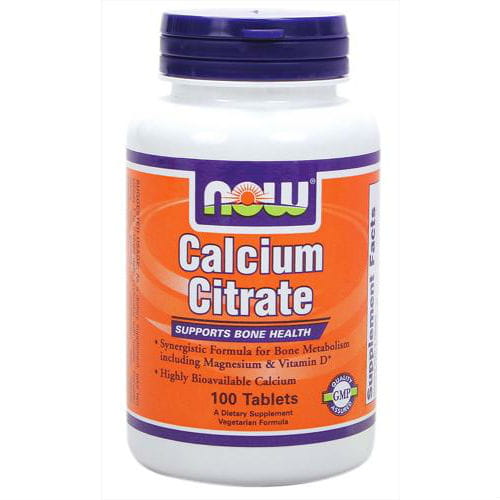 Calciumcitrat plus Magnesium Kapseln von NOW FOODS, 300 mg Calcium und Magnesium, 100 Kapseln, Nahrungsergänzungsmittel