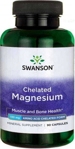 Albion Magnesiumchelat chelatisiertes Magnesium 133mg 90 Kapseln SWANSON