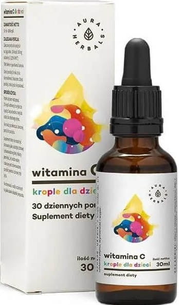 Vitamin C für Kinder Tropfen 30ml AURA HERBALS Hover Image
