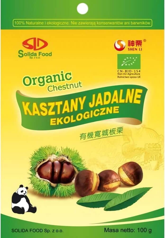 Kastanien (gekocht) BIO 100 g - SOLIDA FOOD