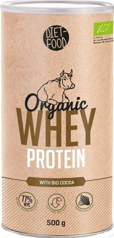 Whey Protein mit Kakao BIO 500 g DIÄT FOOD