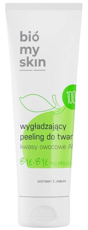 Natürliches Gesichtspeeling mit Fruchtsäuren von EKOWITAL, 100ml, für glatte Haut und frisches Hautbild.