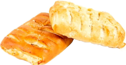 Bio-Brötchen mit Füllung von PIEKARNIA BIOPIEKARZ, 70 g, 2 Stück plus 1 gratis, frisch und lecker.