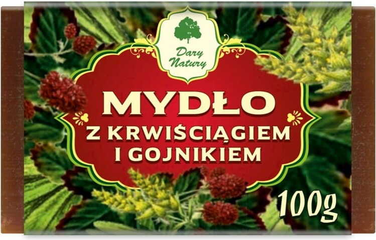 Seife mit Blutstrahl und Schwamm 100 g - GESCHENKE DER NATUR