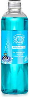 Duschgel mit Sole und Passionsblume von KOPALNIA SOLI WIELICZKA, 250 ml, flasche mit blumigem Design
