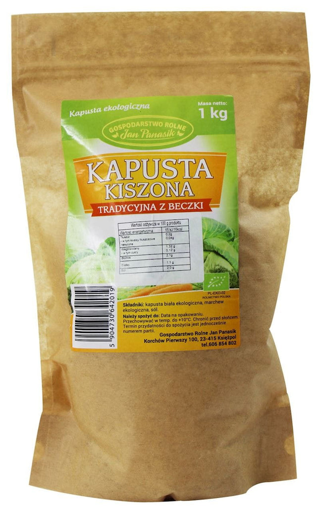 Sauerkraut BIO 1 kg (Doypack) - JAN PANASIK Hover Image