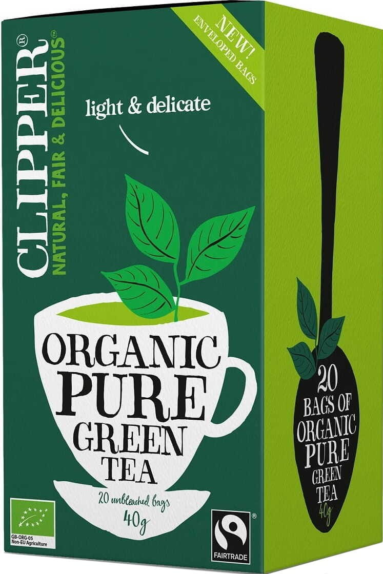 Grüner fair gehandelter Tee BIO (20 x 2 g) 40 g - CLIPPER