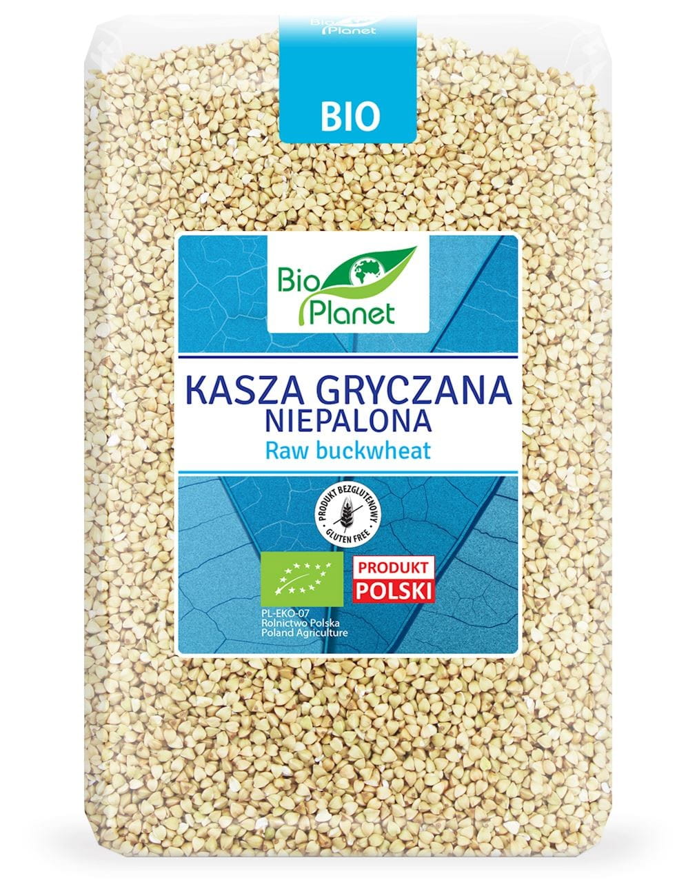 Buchweizengrütze niEPAlona glutenfrei BIO 2 kg - BIO PLANET Imagine principală a produsului
