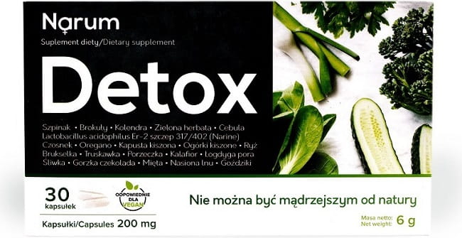 Detox Narine 200 MG 30 Kapseln NARUM