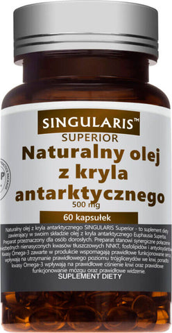 Natürliches antarktisches Krillöl 500 MG 30 Kapseln SINGULARIS