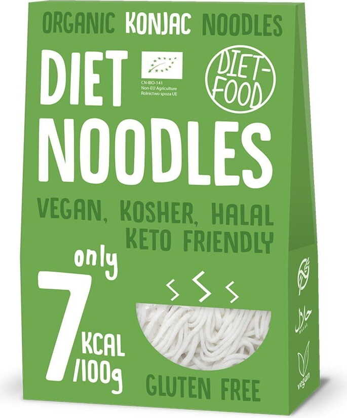 Glutenfreie Shirataki Nudeln Nudeln BIO 300 g DIÄT FOOD Huvudsaklig produktbild