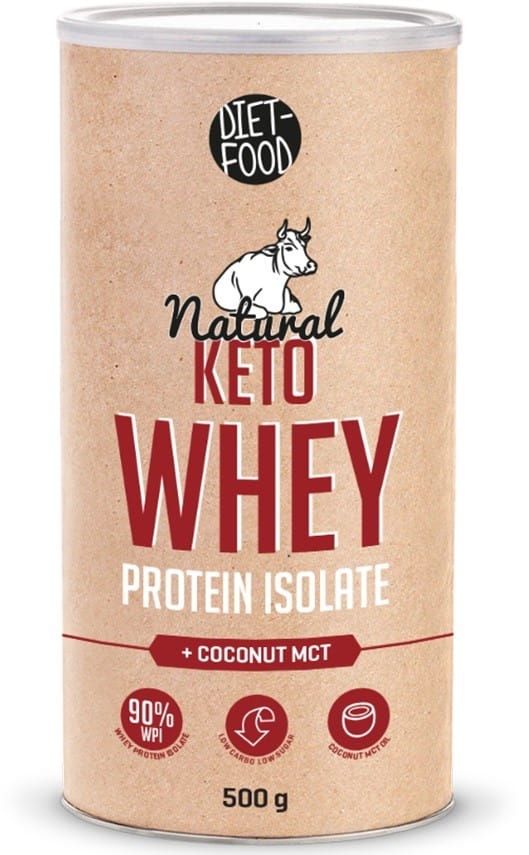 Keto Whey Protein mit Kokos mtc BIO 500 g - DIÄT FOOD Hauptbild