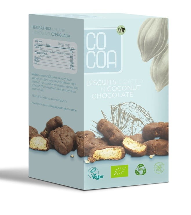 Mini-Kekse in Kokosschokolade BIO 80 g - COCOA