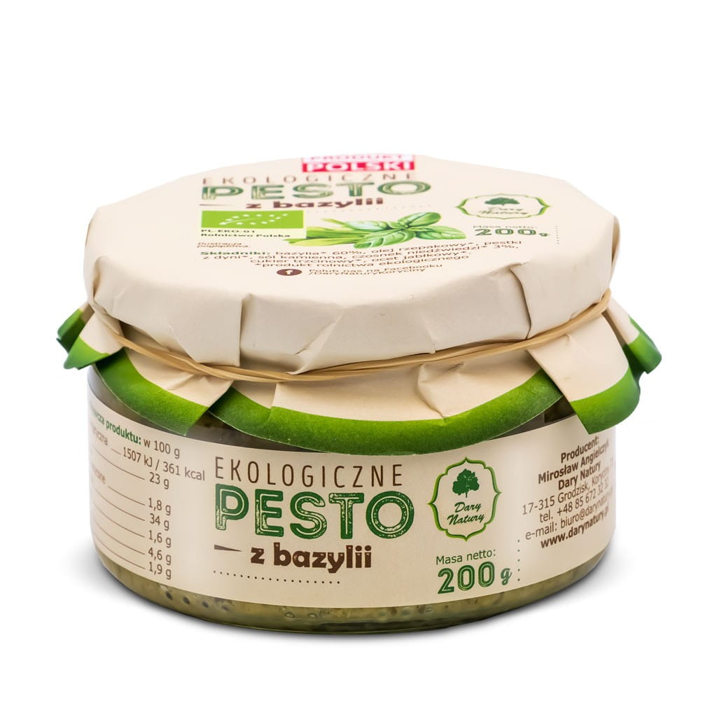 Basilikumpesto BIO 200 g - GESCHENKE DER NATUR Κύρια εικόνα προϊόντος