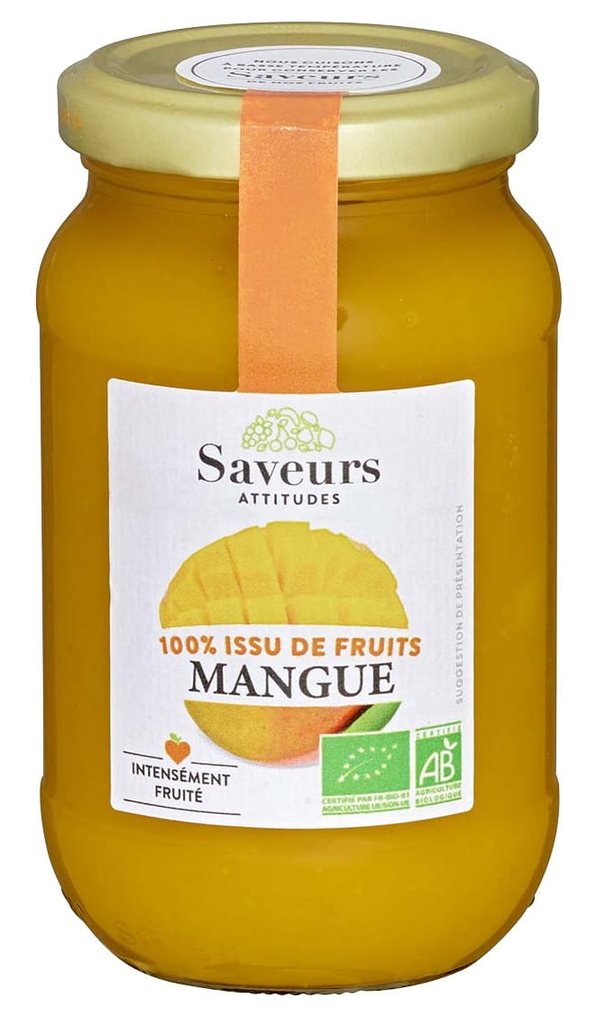 Mangomousse BIO 310 g - SAVEURS ET FRUITS