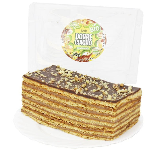 BIO Honigschleuder aus Edelstahl, 500 g, für Imker, mit Griff und Zentrifuge, von SÜSSWAREN ZANIEWICZ.