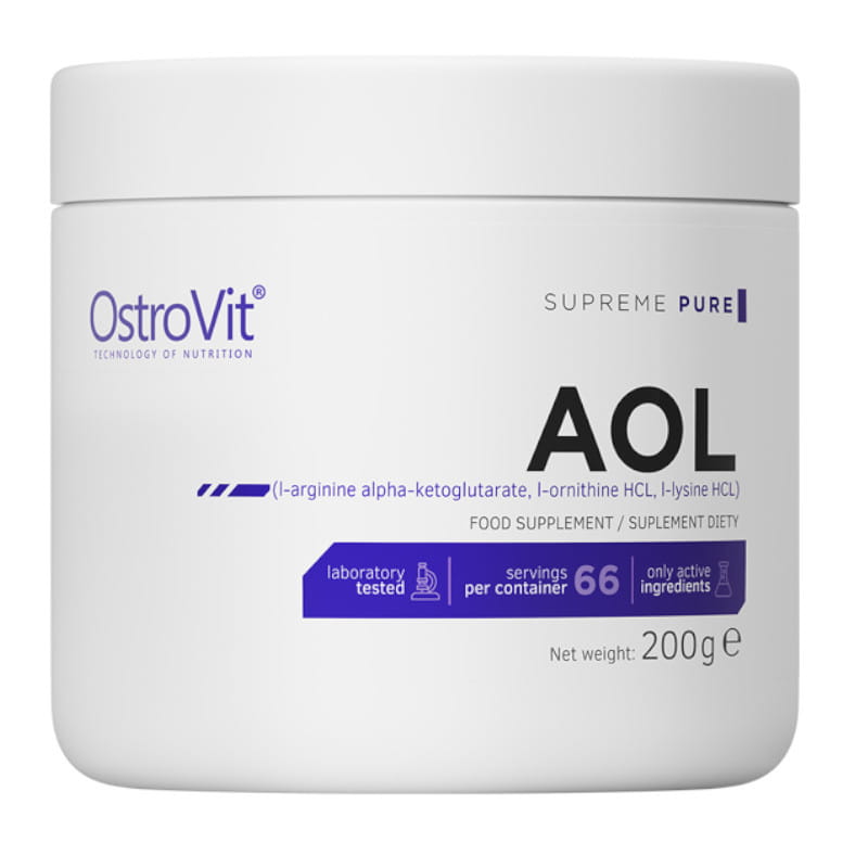 Aol L - Arginin alpha - Keroglutarat L - Ornithin HCL L - Lysin HCL 200 g OSTROVIT
