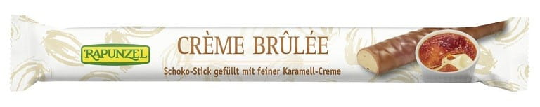 Riegel mit Karamellfüllung überzogen mit Milchschokolade Crème Brûlée BIO 22 g - RAPUNZEL