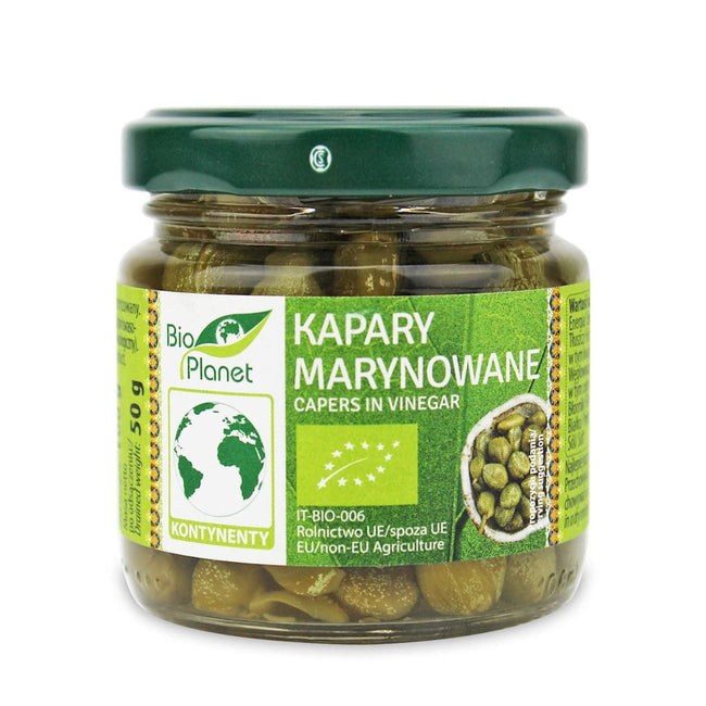 Eingelegte Kapern BIO 100 g (50 g) - BIO PLANET Hover Image