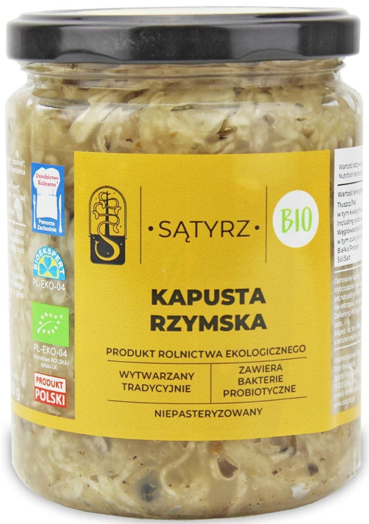 Bio Römerkohl von biogo, 450 g, frischer roter Kohl mit knackiger Textur und natürlichen Aromen.