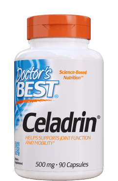 Celadrin Gelenkkapseln von DOCTOR'S BEST, 500 mg, 90 Kapseln, entzündungshemmend und schützend für die Gelenkgesundheit.