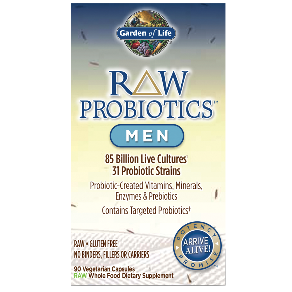 Raw probioTICs Männer 90 Kapseln GARDEN OF LIFE
