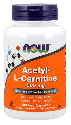 Acetyl Lcarnitine hci 500 MG 100 Kapseln NOW FOODS