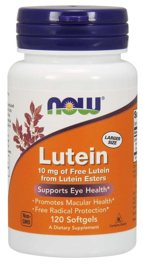 Lutein 10 MG 120 Kapseln NOW FOODS