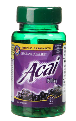 Acai-Beere 1500 MG 120 Tabletten HOLLAND & BARRETT