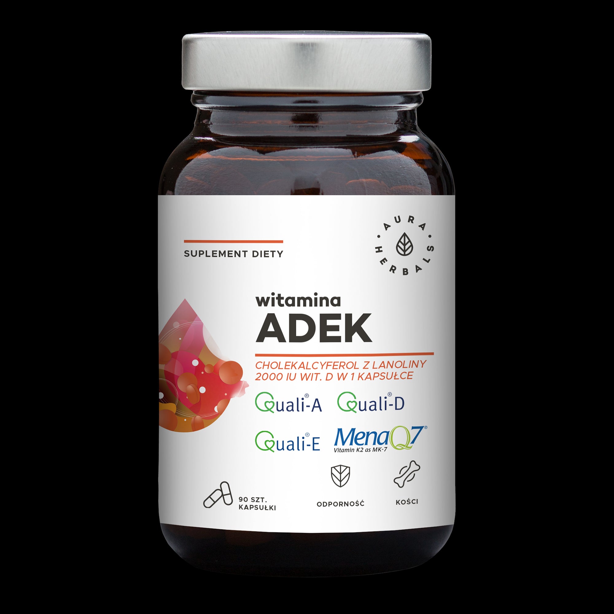 Vitamin ADEK 90 Kapseln AURA HERBALS