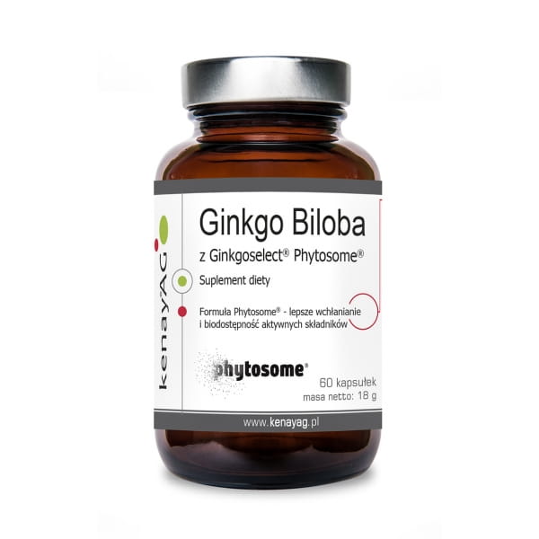 Ginkgo biloba mit Ginkgoselect-Phytosom 60 KENAY-Kapseln Hover Image